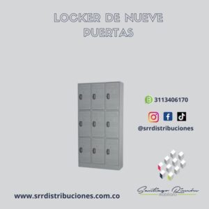 LOCKER DE 9 PUESTOS