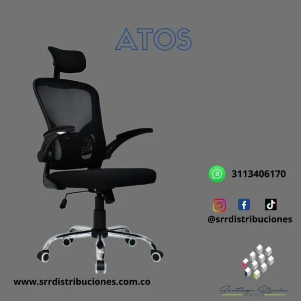 SILLA GIRATORIA ATOS