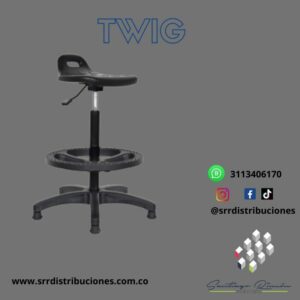 SILLA TWIG SIN ESPALDAR