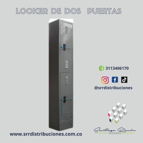 LOCKER DE DOS PUERTAS