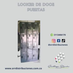 LOCKER DE 12 PUESTOS  DE 90