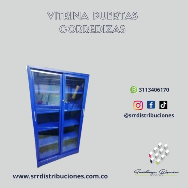 VITRINA PUERTAS CORREDIZAS