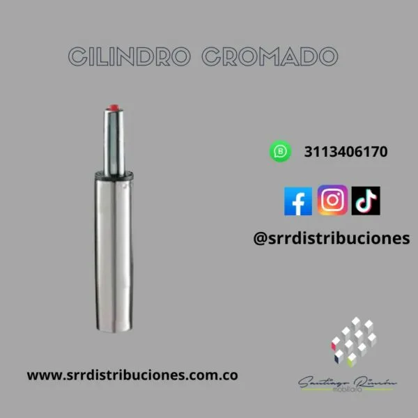 CILINDRO SECRETARIAL CROMADO