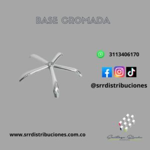 Base Cromada 300mm
