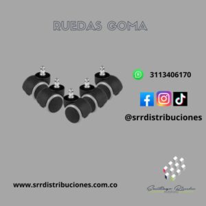 Rodachinas  De Goma