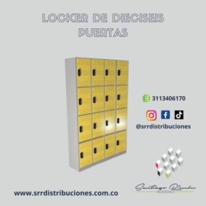 Locker de Dieciseis Puestos