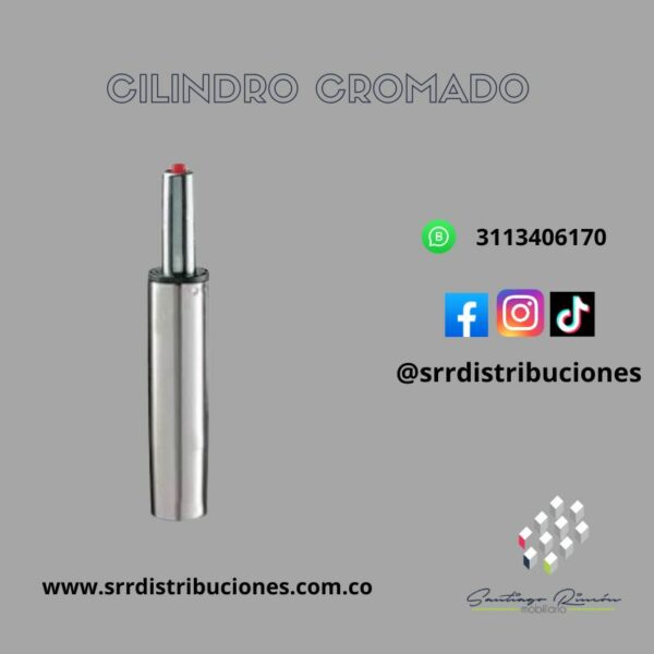 Cilindro Secretarial Cromado