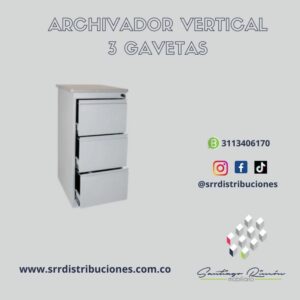 Archivador De Tres Gavetas