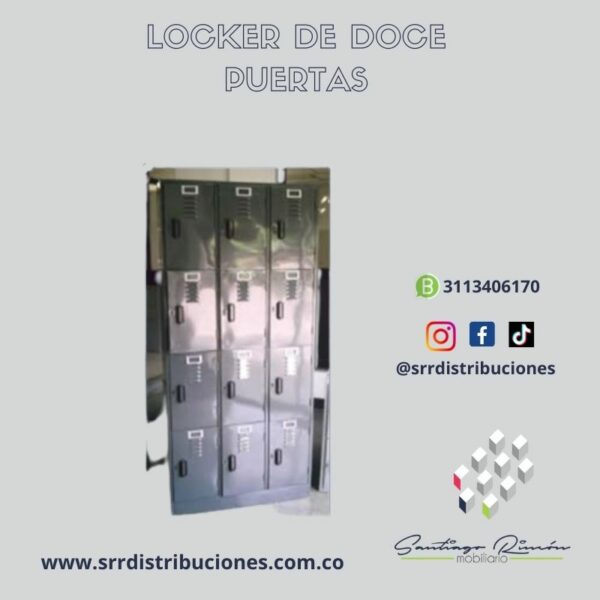 Locker de Doce Puestos
