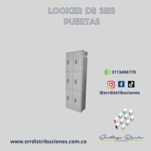 Locker de Seis Puestos