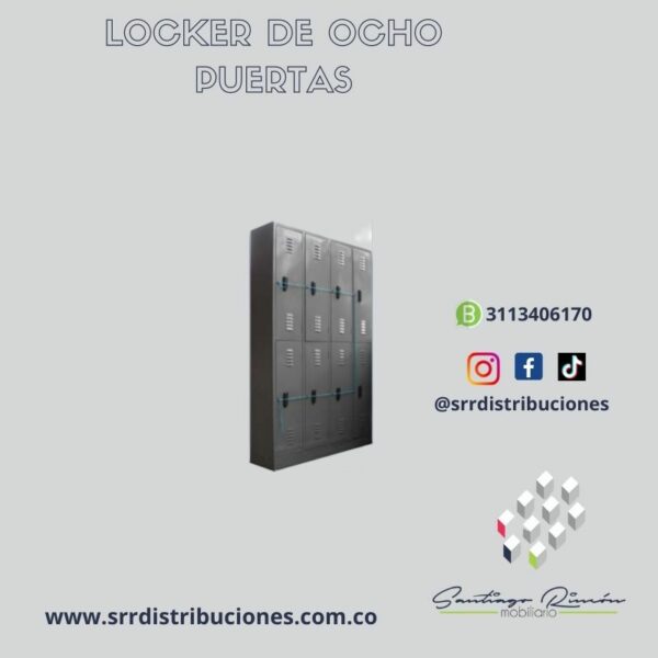 Locker de Ocho Puestos