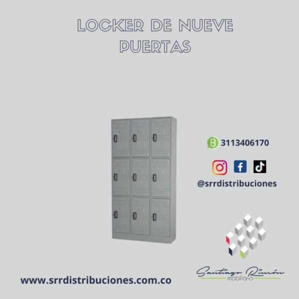Locker de Nueve Puestos