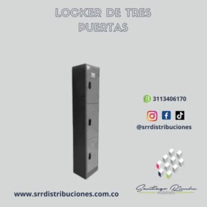 Locker de Tres Puestos