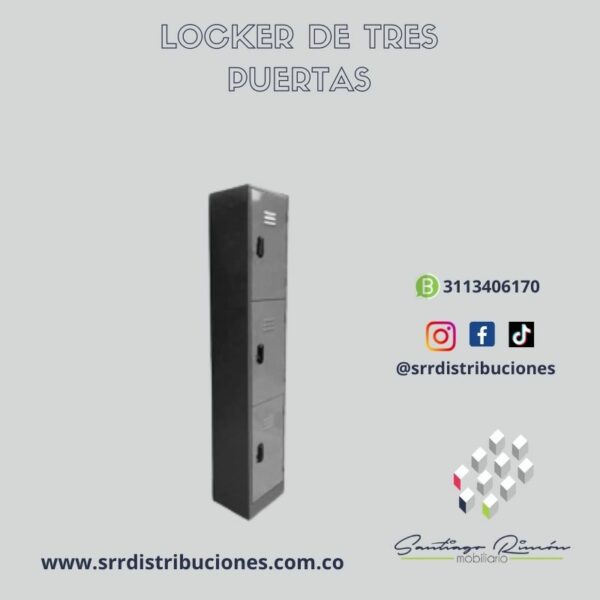 Locker de Tres Puestos