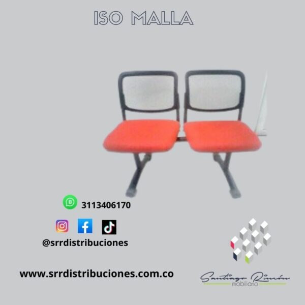 Tandem De Dos Puestos Iso Malla