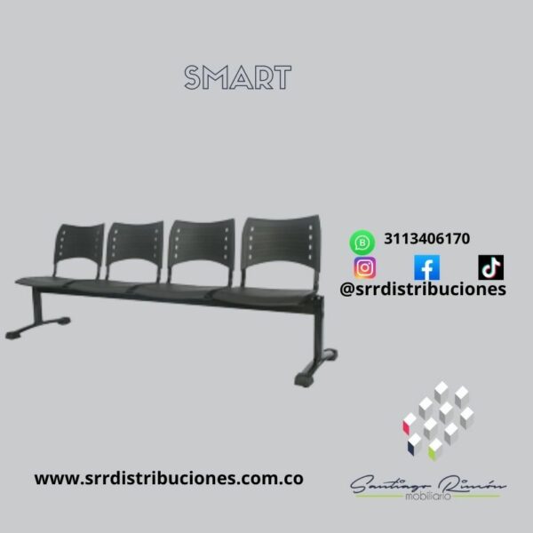 Tandem De Cuatro Puestos Smart