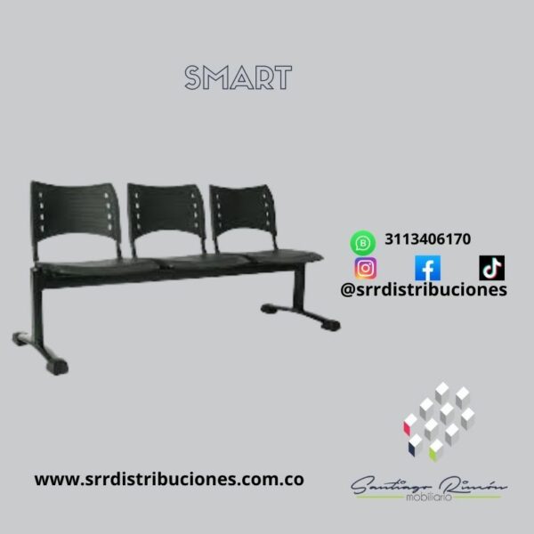 Tandem De Tres Puestos Smart