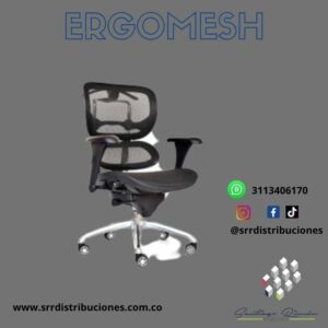 SIilla Ergomesh Negra-
