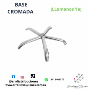 Base Cromada 300mm